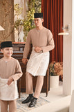 Baju Melayu Teluk Belanga Smart Fit - Mahogany Rose
