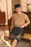 Baju Melayu Teluk Belanga Smart Fit - Latte