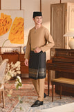 Baju Melayu Teluk Belanga Smart Fit - Latte