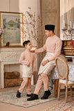 Baju Melayu Kids Majestic Bespoke Fit - Pale Blush