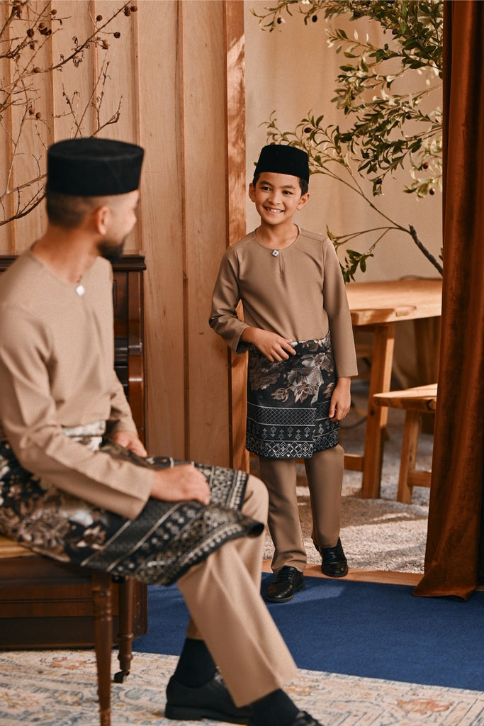 Baju Melayu Kids Teluk Belanga Smart Fit - Ashley Brown