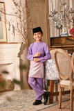 Baju Melayu Kids Majestic Bespoke Fit - Violet Tulip