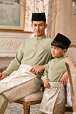 Baju Melayu Kids Majestic Bespoke Fit - Desert Sage