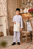 Baju Melayu Kids Majestic Bespoke Fit - Light Lavender