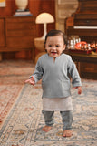 Baju Melayu Babies Teluk Belanga Smart Fit - Slate Blue