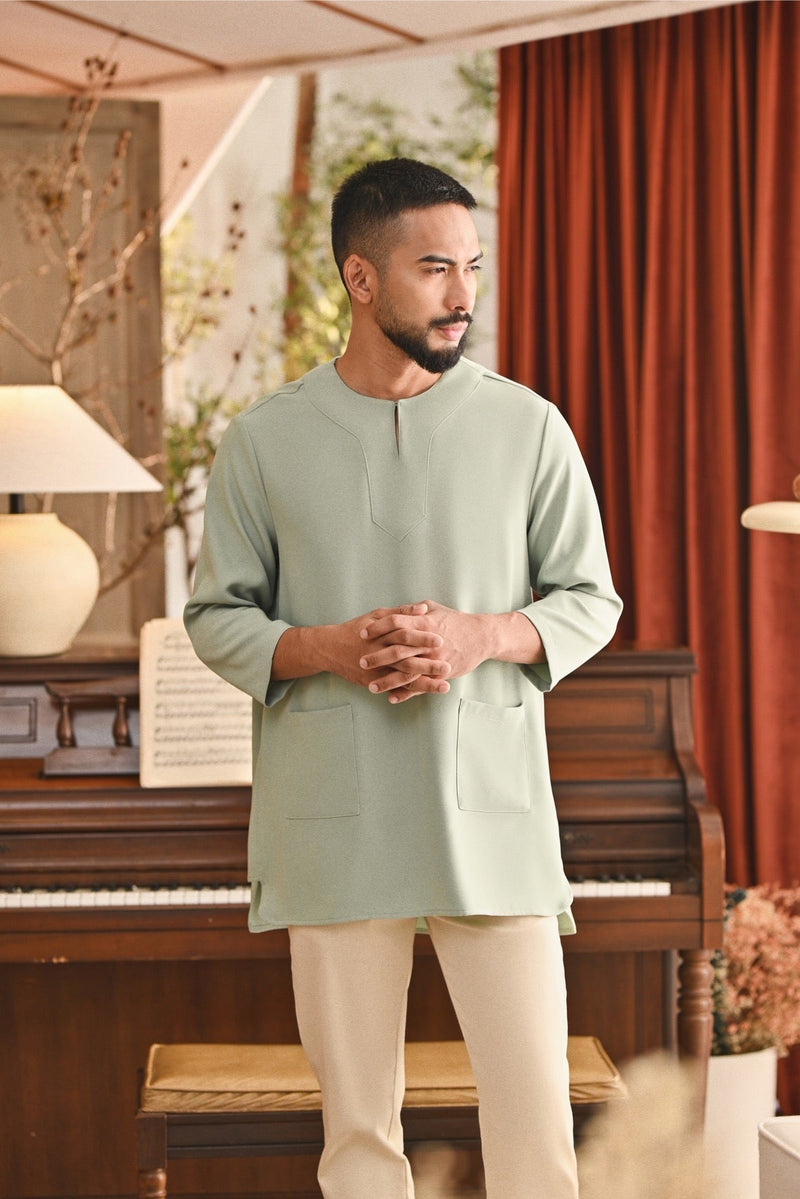 Kurta Marrakesh Pesak Relaxed Fit - Baby Mint