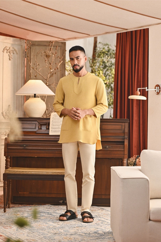 Kurta Marrakesh Pesak Relaxed Fit - Misted Yellow