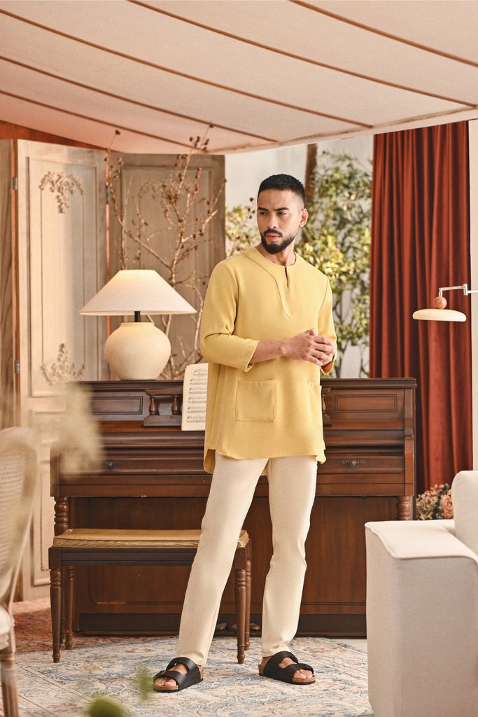 Kurta Marrakesh Pesak Relaxed Fit - Misted Yellow