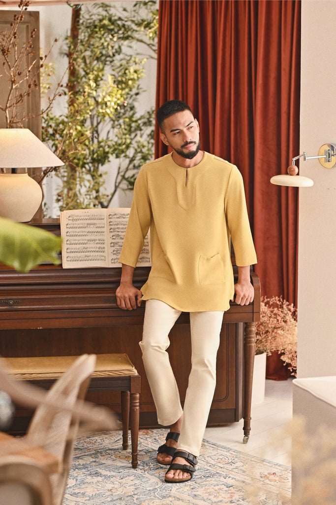 Kurta Marrakesh Pesak Relaxed Fit - Misted Yellow