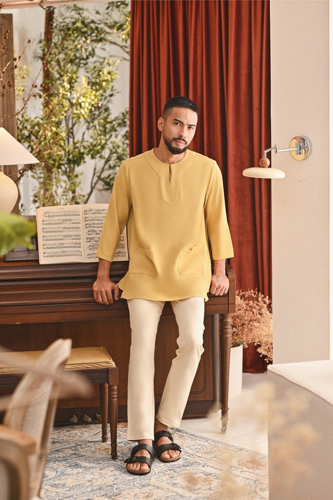 Kurta Marrakesh Pesak Relaxed Fit - Misted Yellow