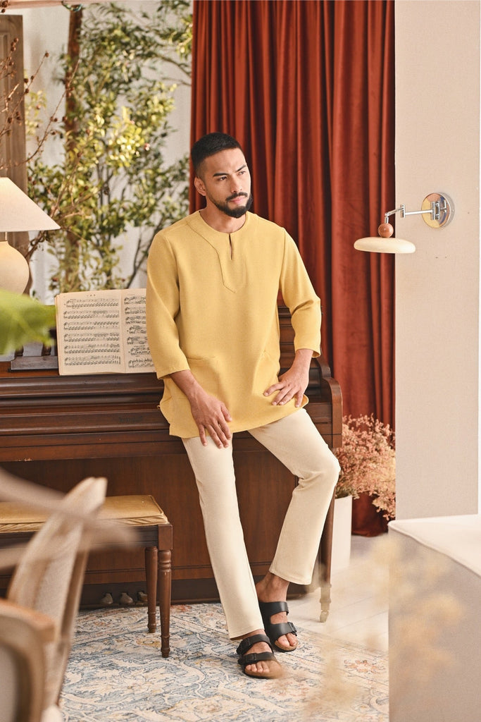 Kurta Marrakesh Pesak Relaxed Fit - Misted Yellow
