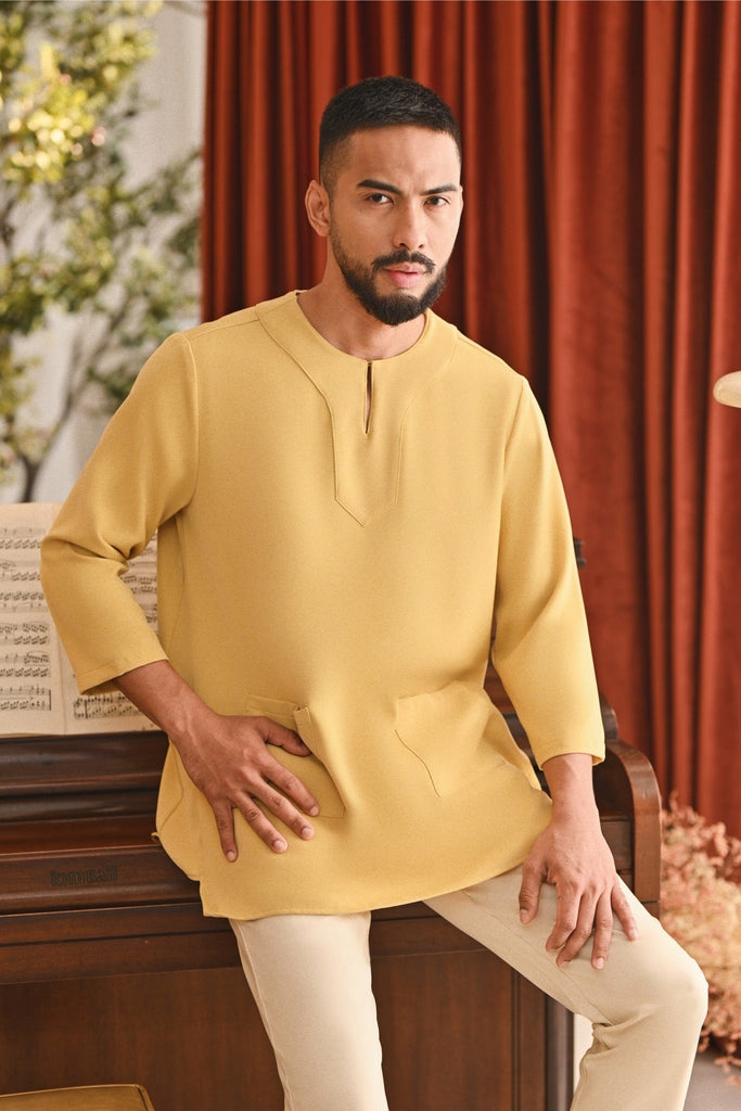 Kurta Marrakesh Pesak Relaxed Fit - Misted Yellow