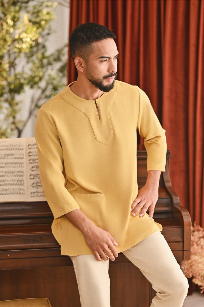 Kurta Marrakesh Pesak Relaxed Fit - Misted Yellow