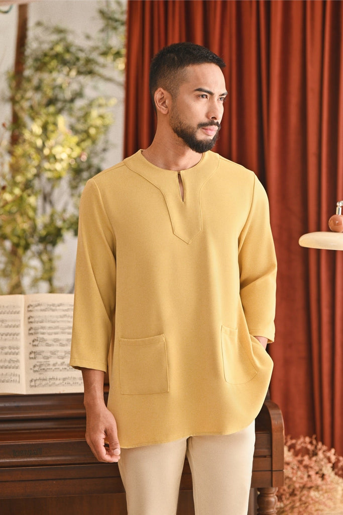 Kurta Marrakesh Pesak Relaxed Fit - Misted Yellow