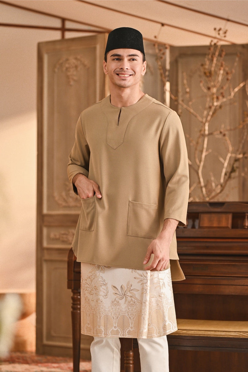 Kurta Marrakesh Pesak Relaxed Fit - Natural