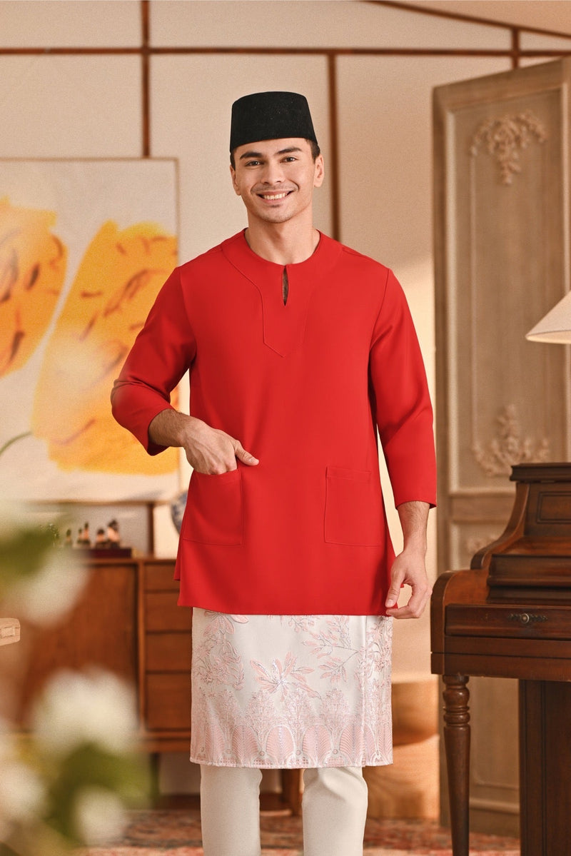 Kurta Marrakesh Pesak Relaxed Fit - China Red