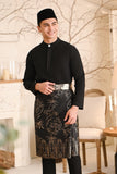 Baju Melayu Light Bespoke Fit - Jet Black