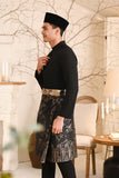 Baju Melayu Light Bespoke Fit - Jet Black