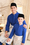 Baju Melayu Kids Light Bespoke Fit - Classic Blue
