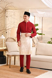 Baju Melayu Light Bespoke Fit - Maroon