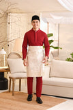 Baju Melayu Light Bespoke Fit - Maroon