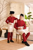 Baju Melayu Kids Light Bespoke Fit - Maroon