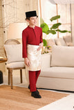 Baju Melayu Kids Light Bespoke Fit - Maroon