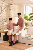 Baju Melayu Kids Light Bespoke Fit - Mauve Pink