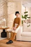 Baju Melayu Kids Light Bespoke Fit - Golden Brown