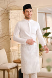 Baju Melayu Natural Cotton Bespoke Fit - White
