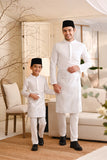 Baju Melayu Natural Cotton Bespoke Fit - White