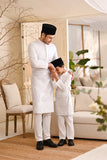Baju Melayu Natural Cotton Bespoke Fit - White