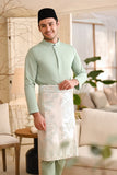 Baju Melayu Natural Cotton Bespoke Fit - Light Mint