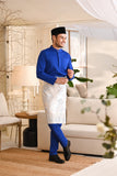 Baju Melayu Natural Cotton Bespoke Fit - Royal Blue