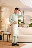 Baju Melayu Light Bespoke Fit - Fog Green