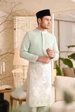 Baju Melayu Light Bespoke Fit - Fog Green