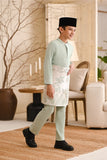 Baju Melayu Kids Light Bespoke Fit - Fog Green