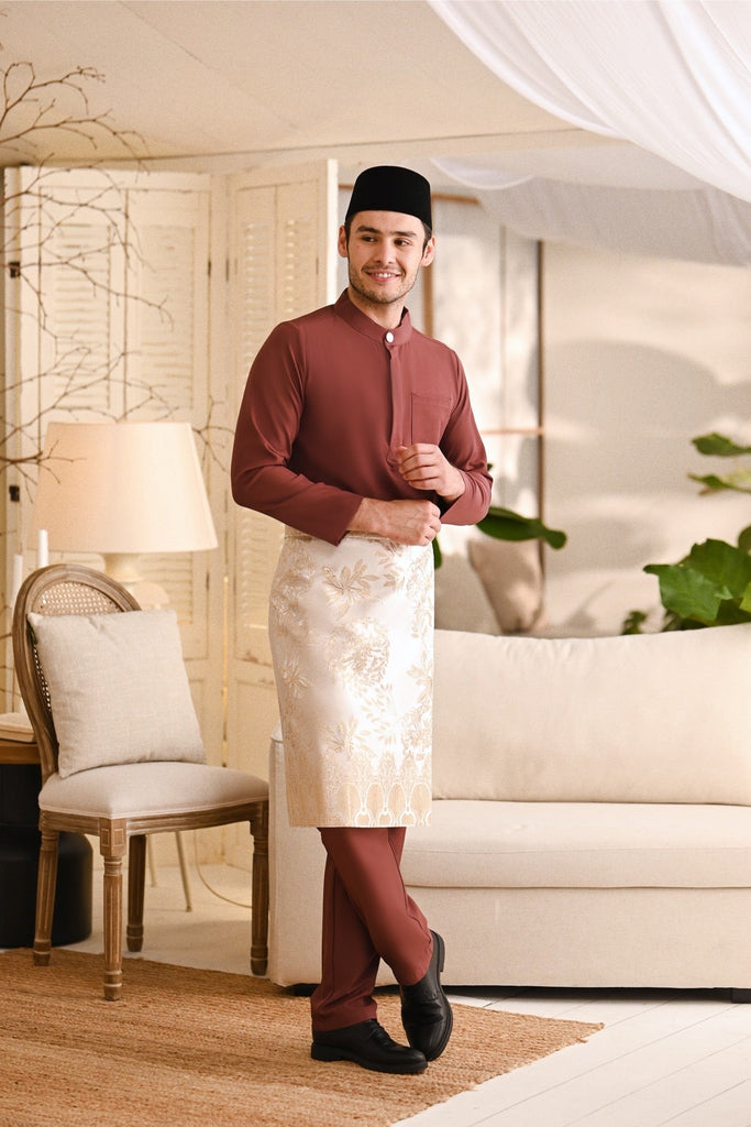 Baju Melayu Light Bespoke Fit - Mangosteen