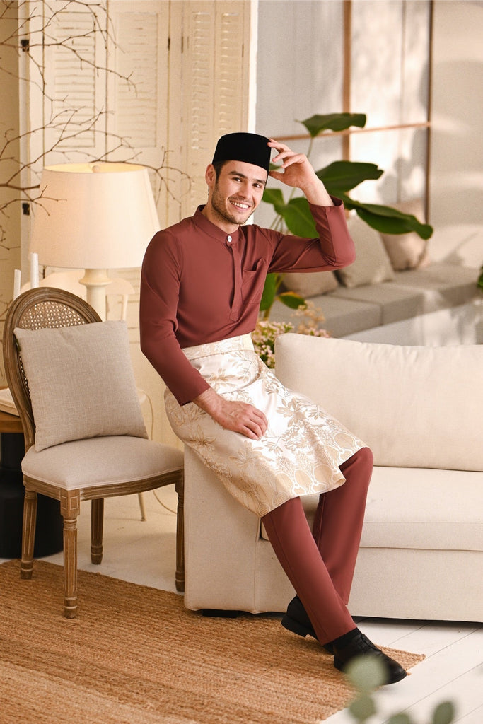 Baju Melayu Light Bespoke Fit - Mangosteen