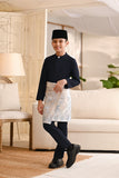 Baju Melayu Kids Light Bespoke Fit - Midnight Blue
