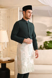Baju Melayu Light Bespoke Fit - Emerald Green