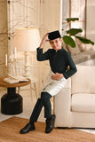 Baju Melayu Kids Light Bespoke Fit - Emerald Green