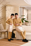 Baju Melayu Kids Light Bespoke Fit - Honey Mustard