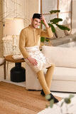 Baju Melayu Light Bespoke Fit - Honey Mustard