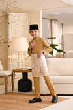 Baju Melayu Kids Light Bespoke Fit - Honey Mustard