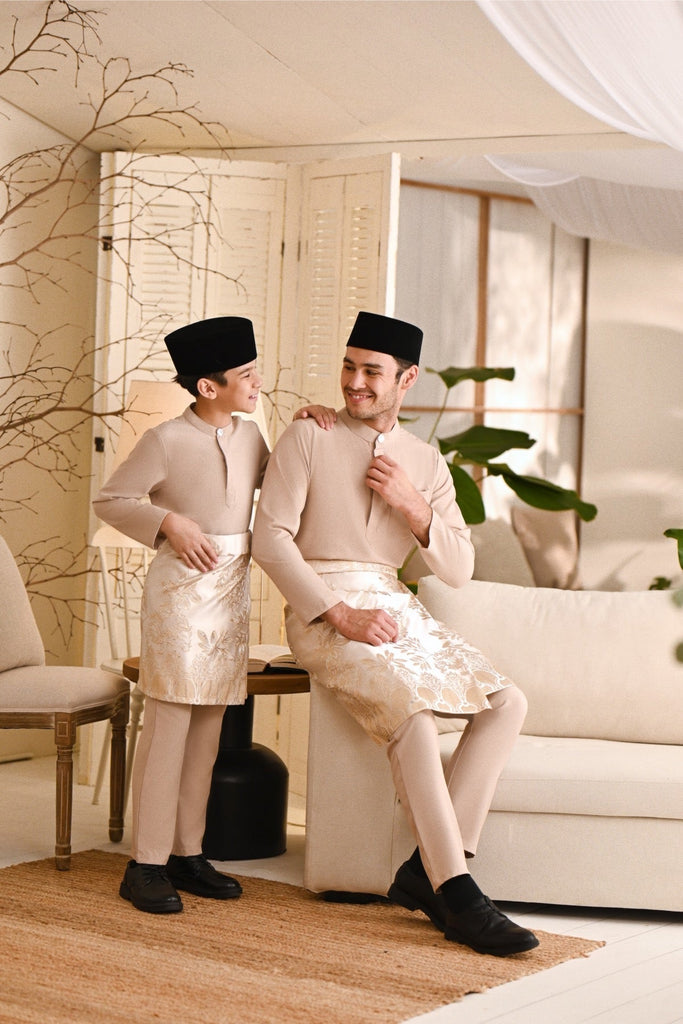 Baju Melayu Light Bespoke Fit - Nude