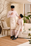 Baju Melayu Kids Light Bespoke Fit - Baby Pink