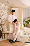 Baju Melayu Kids Light Bespoke Fit - Baby Pink