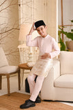 Baju Melayu Kids Light Bespoke Fit - Baby Pink