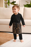 Baju Melayu Babies Light Bespoke Fit - Jet Black